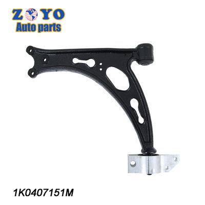 Volkswagen Golf Seat ALTEA Μπροστό κάτω χειριστήριο μπράτσο Μαύρη επιφάνεια E OE NO. 1K0407152M