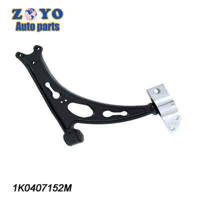Volkswagen Golf Seat ALTEA Μπροστό κάτω χειριστήριο μπράτσο Μαύρη επιφάνεια E OE NO. 1K0407152M