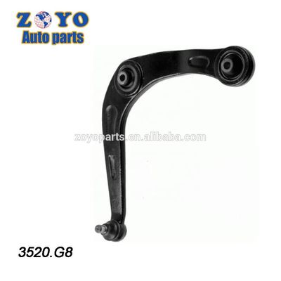 Αριστερό βραχίονα ελέγχου Wishbone για Peugeot 206 3520.G8 524-409 και Nature Rubber Bushing